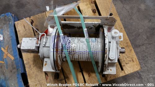 Winch Braden PD18C 20K lb. (Remanufactured) - Like New